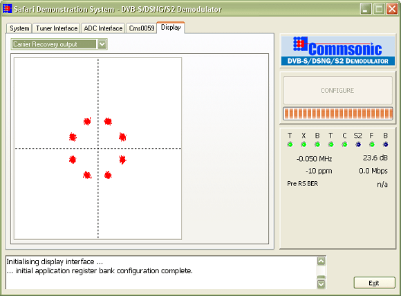 DVB-Satellite demodulator evaluation